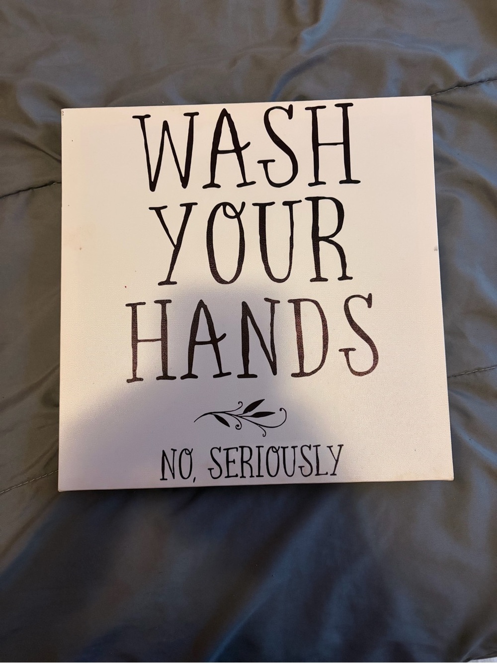 Bathroom Canvas Wall Hanging